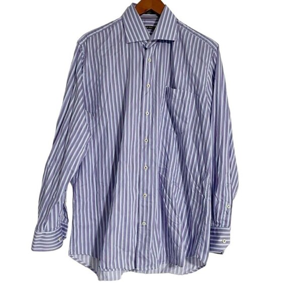 Peter Millar Large Button Down Shirt Dress Career Long Sleeve Collared - Picture 1 of 5